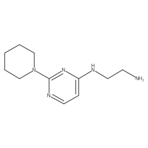 N1-(2-(piperidin-1-yl)pyrimidin-4-yl)ethane-1,2-diamine Structure