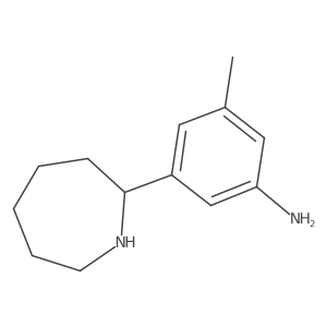 3-(Azepan-2-yl)-5-methylaniline Structure