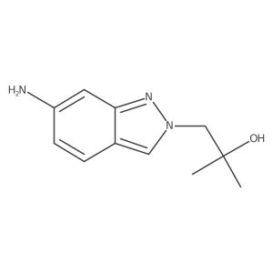 1-(6-Amino-2H-indazol-2-yl)-2-methylpropan-2-ol Structure