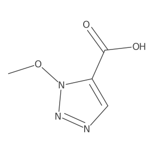 1-methoxy-1H-1,2,3-triazole-5-carboxylic acid结构式