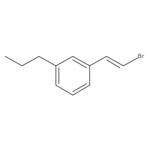 1-(2-Bromoethenyl)-3-propylbenzene Structure