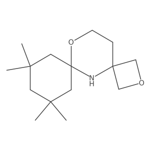 8,8,10,10-Tetramethyl-2,12-dioxa-5-azadispiro[3.1.5^{6}.3^{4}]tetradecane Structure