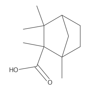 1,2,3,3-Tetramethylbicyclo[2.2.1]heptane-2-carboxylic acid Structure