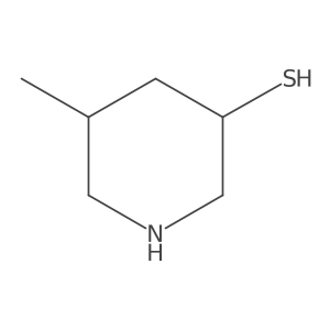 5-Methylpiperidine-3-thiol Structure