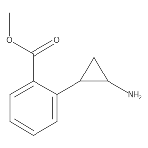 Methyl 2-(2-aminocyclopropyl)benzoate Structure