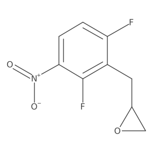 2-[(2,6-Difluoro-3-nitrophenyl)methyl]oxirane结构式