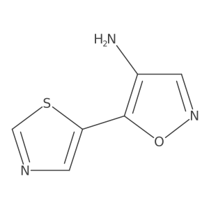 5-(1,3-Thiazol-5-yl)-1,2-oxazol-4-amine Structure