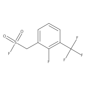 [2-Fluoro-3-(trifluoromethyl)phenyl]methanesulfonyl fluoride结构式