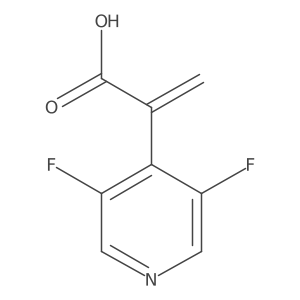 2-(3,5-Difluoropyridin-4-yl)prop-2-enoic acid Structure
