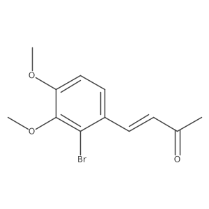 4-(2-Bromo-3,4-dimethoxyphenyl)but-3-en-2-one结构式