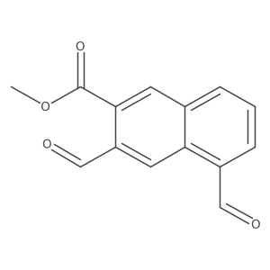 Methyl 3,5-diformyl-2-naphthoate Structure