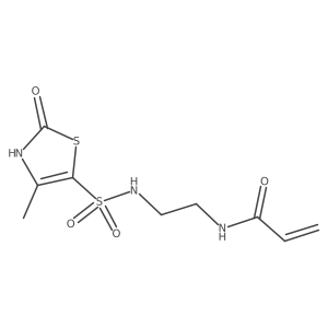 N-[2-[(4-Methyl-2-oxo-3H-1,3-thiazol-5-yl)sulfonylamino]ethyl]prop-2-enamide Structure