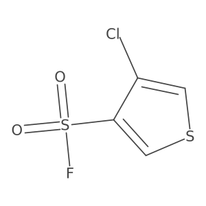 4-Chlorothiophene-3-sulfonyl fluoride结构式