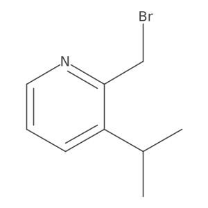 2-(Bromomethyl)-3-isopropylpyridine结构式