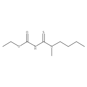 ethyl N-[butyl(methyl)carbamothioyl]carbamate Structure