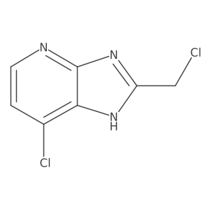 7-chloro-2-(chloromethyl)-3H-imidazo[4,5-b]pyridine Structure