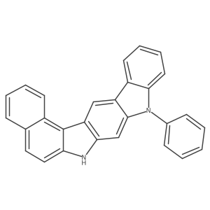 9-Phenyl-7,9-dihydrobenzo[g]indolo[2,3-b]carbazole Structure
