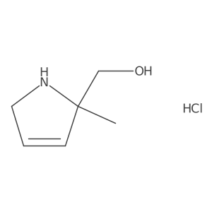 (5-Methyl-1,2-dihydropyrrol-5-yl)methanol;hydrochloride Structure
