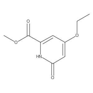 Methyl 4-ethoxy-1,6-dihydro-6-oxo-2-pyridinecarboxylate结构式