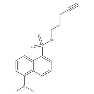 5-(Dimethylamino)-N-(pent-4-yn-1-yl)naphthalene-1-sulfonamide Structure