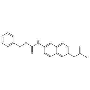 2-(6-{[(Benzyloxy)carbonyl]amino}naphthalen-2-yl)acetic acid结构式