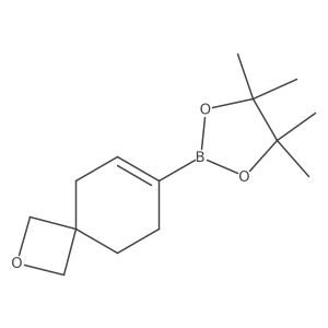 4,4,5,5-Tetramethyl-2-(2-oxaspiro[3.5]non-6-en-7-yl)-1,3,2-dioxaborolane Structure