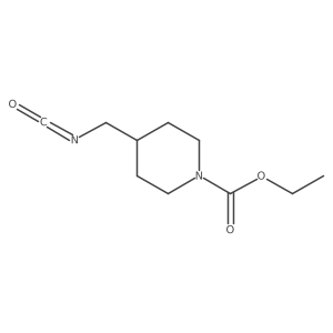 Ethyl 4-(isocyanatomethyl)piperidine-1-carboxylate Structure