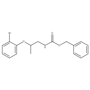 benzyl N-[2-(2-bromophenoxy)propyl]carbamate结构式