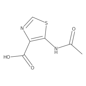 5-Acetamido-1,3-thiazole-4-carboxylic acid Structure