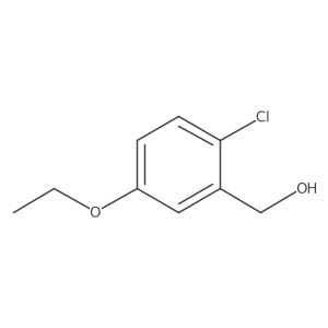 (2-Chloro-5-ethoxyphenyl)methanol Structure