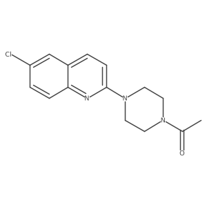 1-[4-(6-Chloroquinolin-2-yl)piperazin-1-yl]ethan-1-one Structure