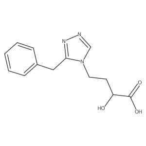 4-(3-benzyl-4H-1,2,4-triazol-4-yl)-2-hydroxybutanoic acid结构式