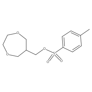 (1,4-Dioxepan-6-yl)methyl 4-methylbenzene-1-sulfonate结构式