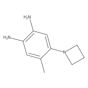4-(1-Azetidinyl)-5-methyl-1,2-benzenediamine结构式