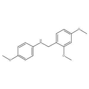 N-[(2,4-dimethoxyphenyl)methyl]-4-methoxyaniline结构式