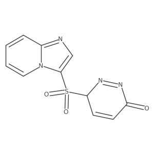3(2h)-Pyridazinone,6-(imidazo[1,2-a]pyridin-3-ylsulfonyl)- Structure