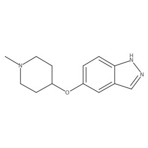 5-[(1-methyl-4-piperidinyl)oxy]-1H-Indazole Structure