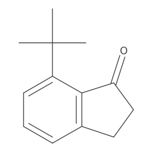 7-(tert-Butyl)-2,3-dihydro-1H-inden-1-one结构式