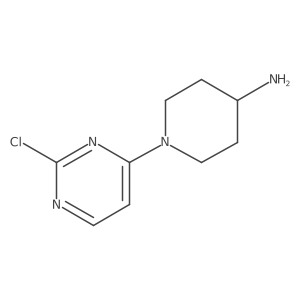 1-(2-Chloropyrimidin-4-yl)piperidin-4-amine Structure