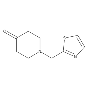 1-(2-Thiazolylmethyl)-4-piperidinone Structure