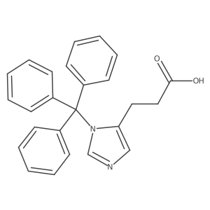 3-(1-Trityl-1h-imidazol-5-yl)propanoic acid Structure