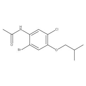 N-(2-Bromo-5-chloro-4-isobutoxy-phenyl)-acetamide Structure