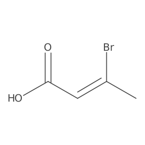 (E)-3-bromobut-2-enoic acid结构式