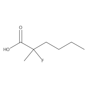 2-Fluoro-2-methylhexanoic acid结构式