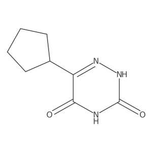 6-cyclopentyl-2H-[1,2,4]triazine-3,5-dione Structure