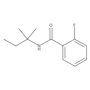2-Fluoro-N-(tert-pentyl)benzamide Structure