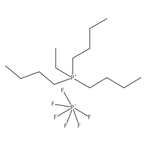 Tributyl(ethyl)phosphonium hexafluorophosphate(V)结构式