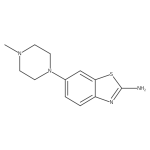 6-(4-Methylpiperazin-1-yl)-1,3-benzothiazol-2-amine Structure