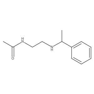 N-{2-[(1-phenylethyl)amino]ethyl}acetamide Structure