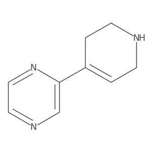 2-(1,2,3,6-Tetrahydropyridin-4-yl)pyrazine Structure